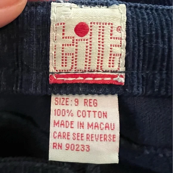 Vintage Maxi Skirt Corduroy Inverted Pleats Star Print pocket patch size medium - Picture 10 of 14